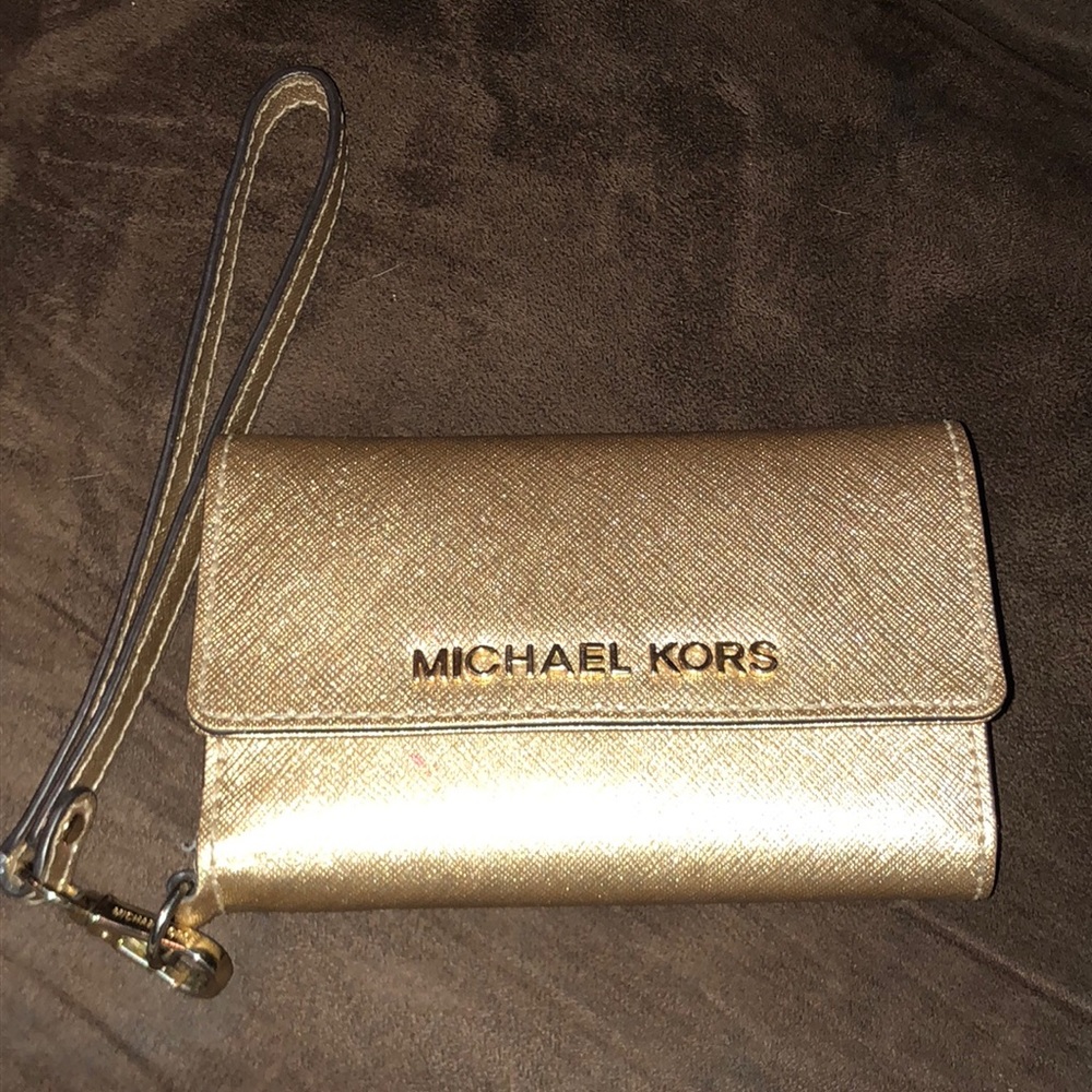 Michael Kors iPhone 5/5se cellphone case wallet